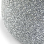 SIMPLIHOME Bayley Round Pouf - 20 inch Wide Handcrafted Braided Cotton Pouf in Blue and Natural, Boho Footstool or Extra Seating for Living Room or Bedroom with Polystyrene Filling, Assembled - color: Blue, Natural