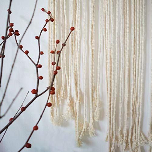 Macrame Woven Wall Hanging Curtain Fringe Garland Banner Boho Shabby Chic Bohemian Wall Art Decor