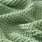 WESHIONGOO Throw Blanket for Couch Soft Knit Throw Blanket with Chenille Yarn Non-Shedding, Chenille Blanket for Living Room Bed Sofa(Sage Green, 50"*60") - color: Sage Green