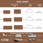 ROOMLIFE Brown Couch Cover 3 Cushion Sofa, Washable Non Slip Furniture Sofa Protector Cover, Soft Chenille Sofa Slipcovers Sectional L Shape Dogs Couch Cover Throw Blanket with Tassels 71''X118''