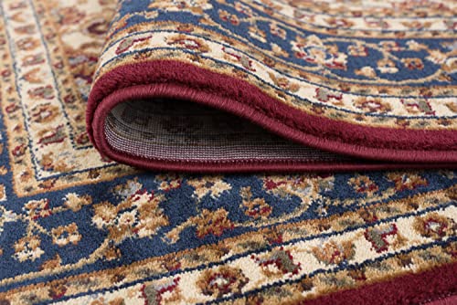 2x8 Hallway Runner Rug | Kitchen, Walkway, Entryway Rugs | Traditional, Oriental | Red 2'3'' x 7'3'' - color: Red - Kirsten, size: 2'3" x 7'3" (Rectangular)