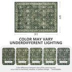5x7 Area Rugs, Soft Non Slip Low Pile Washable Rug, Boho Modern Rug for Living Room, Bedroom, Dining Room, Sage Green - color: A-sage Green, size: 5' x 7' (Rectangular)