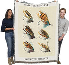 Pure Country Weavers Dad so Fly Blanket - Gift Tapestry Throw Woven from Cotton - Made in The USA (72x54) - color: Dad So Fly, size: 72x54