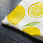 Smooffly Lemon Fruit Leaves Cotton Linen Throw Lumbar Pillow Case Cushion Cover Home Office Decorative Rectangle 12 X 20 Inches - color: Swn13