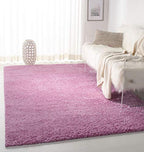 SAFAVIEH August Shag Collection Accent Rug - 2'3" x 4', Pink, Solid Design, Non-Shedding & Easy Care, 1.2-inch Thick Ideal for High Traffic Areas in Entryway, Living Room, Bedroom (AUG900X) - color: Pink, size: 2'3" x 4' (Rectangular)