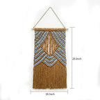 BMIDRUT Hanging Macrame Tapestry Dream Catchers Hand Woven Tapestries Boho Wall Art Decor Home Wall Decor Wall Pediment - size: 26"L x 16"W