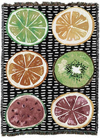 Pure Country Weavers Summer Sweetness Blanket by Nicole DeCamp by Nicole DeCamp - Garden Floral Gift Tapestry Throw Woven from Cotton - Made in the USA (72x54) - color: Summer Sweetness