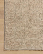Loloi Magnolia Home by Joanna Gaines Junie Collection JUE-02 Oatmeal/Smoke 2'-7" x 8'-0", .38 Pile Height, Runner Rug - color: Oatmeal / Smoke, size: 2'7" x 8' (Rectangular)