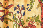 Popular Handicrafts Indian Hippie Bohemian Beautiful Tree of Life Tie Dye Mandala Curtain Panels Green - color: Yellow, size: 38"W x 83"L (Pack of 2)