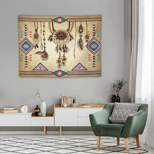 DDCBNS Vintage Aztec Tapestry Wall Hanging,Retro Native American Navajo Ethnic Tribal Design Wall Hanging Tapestry Wall Art Home Décor for Bedroom Living Room Dorm Wall Décor 40" x 30" - color: Aztec Style_2, size: 40"L x 30"W