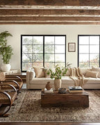 Loloi Magnolia Home by Joanna Gaines Sinclair Collection SIN-01 Rust/Lagoon 2'-3" x 7'-6", .25" Pile Height, Machine Washable, Runner Rug - color: Rust / Lagoon, size: 2'3" x 7'6" (Rectangular)