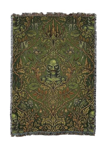 Pure Country Weavers Monster from the Black Lagoon Blanket - Fantasy Gift - Tapestry Throw Woven from Cotton - Made in The USA (50X60) - color: Monster from the Black Lagoon, size: 50x60