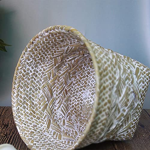 Planter Basket Indoor Outdoor Garden Hand Woven Flower Pots Cover Plant Containers Decoration Planter Decoration Storage