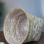 Planter Basket Indoor Outdoor Garden Hand Woven Flower Pots Cover Plant Containers Decoration Planter Decoration Storage