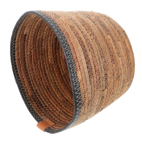Woven Rattan Planter Basket Large Boho Rustic Floor Flower Pot Decorative Plant Container for Indoor Home Storage and Garden Organizer