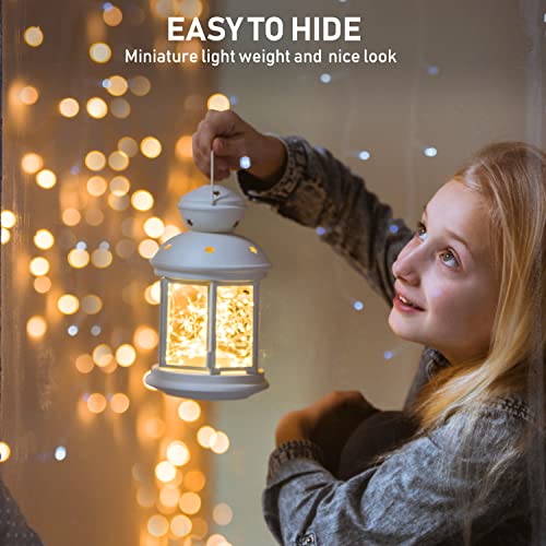 5 Pack Fairy Lights Battery Operated, 7 Feet 20 Led String Lights with Timer, Waterproof Firefly Lights on Silver Wire for Home Party Wedding Christmas Decorations, 6 Hours on/18 Hours Off, Warm White - color: Warm White, size: 5Pack