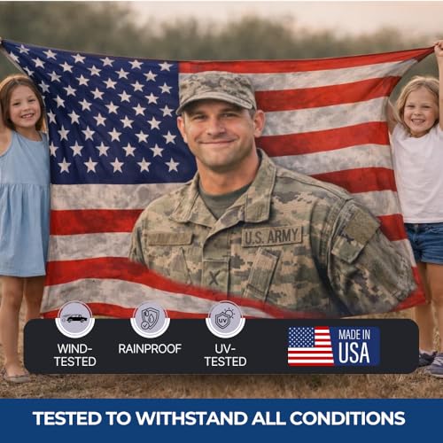 Custom Flag with Face on It by DreamController; Personalized American Flag with Photo Logo; Pink Flag Custom; 5 Sizes; HD Print; 2 Grommets; No Pole Hardware; Made in USA Fast Delivery - color: Flag with Photo Custom