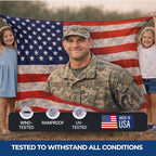 Custom Flag with Face on It by DreamController; Personalized American Flag with Photo Logo; Pink Flag Custom; 5 Sizes; HD Print; 2 Grommets; No Pole Hardware; Made in USA Fast Delivery - color: Flag with Photo Custom