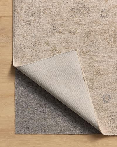 Loloi Chris Loves Julia Louisa Collection LOI-01 Oatmeal/Stone 7'-10" x 10', .38" Pile Height, Area Rug - color: Oatmeal / Stone, size: 7'10" x 10' (Rectangular)