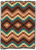 Pure Country Weavers Sandy Hills - Western Tapestry Throw Blanket Woven from Cotton - Made in The USA (72x54) - color: Sandy Hills