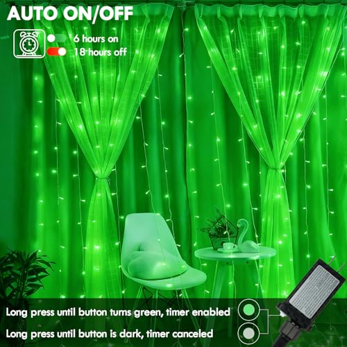 88FT 240LED Extra-Long Connectable String Lights Indoor Outdoor Clear Wire, Green Christmas String Lights, Plug in Twinkle Fairy Light with Timer for Wedding Patio Tree Yard Christmas Decorations - color: Green, size: 240LED