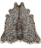 Huichenxing2021FURSTORE Faux Cheetah Area Rug Animals Printed Hide Mats Leopard Faux Hide Area Rug 5.2ft x 6.5ft / 63 x 78.7inch / 160 x 200cm - color: Multi Leopard 78.7"l X 63" W