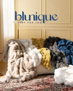 Ultra Soft Cozy Faux Fur Throw Blanket, Fuzzy Plush Thick Bubble Blanket, Oversize Luxury Fluffy Blanket for Couch, Bed, and Living Room, 60x80 Inches, Blue - color: Blue, size: Twin