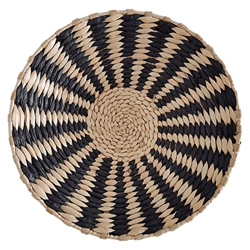 Duiaynke Woven Decor, Hanging Baskets Unique Tapestry for Hallway Bedroom Living Room Home Decorations (Black 20cm) - color: Black 20cm