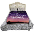 Pure Country Weavers I Am The Gentle Breeze Upon Your Face Blanket Mountains - Sympathy Bereavement Gift Tapestry Throw Woven from Cotton - Made in the USA (72x54) - color: Breeze Mountains, size: 72" x 54"