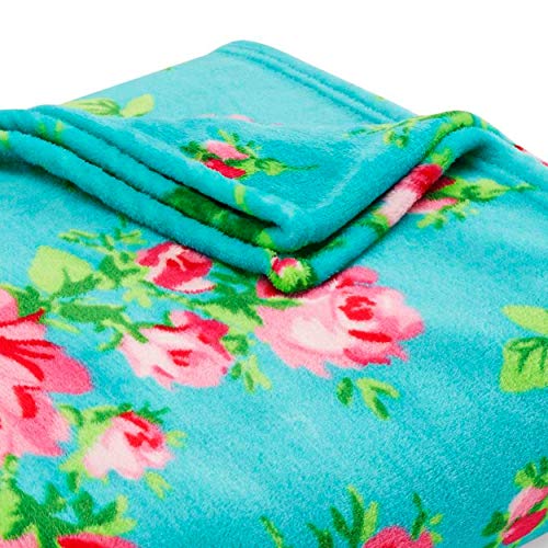 Betsey Johnson - Blanket, Buttery-Soft Throw Blanket for Couch or Bed, Boldly Plush & Oversized Bedding (Bouquet Day, 50" x 70") - color: Bouquet Day
