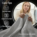 a moment 2 Pack Bamboo Fiber Pillow Covers - Waffle Weave, Ultra Soft & Breathable, Skin-Friendly Cotton Throw Pillow for Couch, Sofa, Bedroom Living Room 12x20 Inch Grey - color: Grey, size: 20" x 12" (Pack of 2)