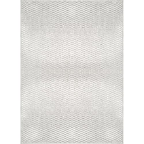 CAMILSON Easy Jute Rug 8x10, Indoor Outdoor Off-White Farmhouse Area Rugs for Living Room Patio and Kitchen Rug, Solid Woven Design, Easy-Cleaning, Non Slip Washable Outside Carpet Alfombras (8 x 10)