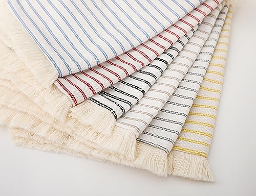 NUYECY Set of 2 Light Grey Boho Throw Pillow Covers 22 x 22,Cotton Neutral Pillow with Tassel Fringe,Decorative Pillow Cover Pillow Case Cushion Cover for Bed Sofa Couch Farmhouse Living Room - color: Stone Grey, size: 22" x 22" (Pack of 2)