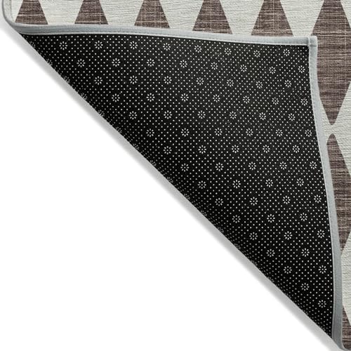 Addison Rugs Chantille ACN578 Brown 1'8" x 2'6" Indoor Outdoor Area Rug, Easy Clean, Machine Washable, Non Shedding, Bedroom, Living Room, Dining Room, Kitchen, Patio Rug - color: Brown, size: 1'8" x 2'6" (Rectangular)