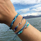 choice of all String Bracelets for Women Boho Wave Surfer Beach Wear Cute Bracelets Set Summer Friendship Jewelry Accessories Beach Stuff - color: E2:10 pcs ocean mountain string bracelets