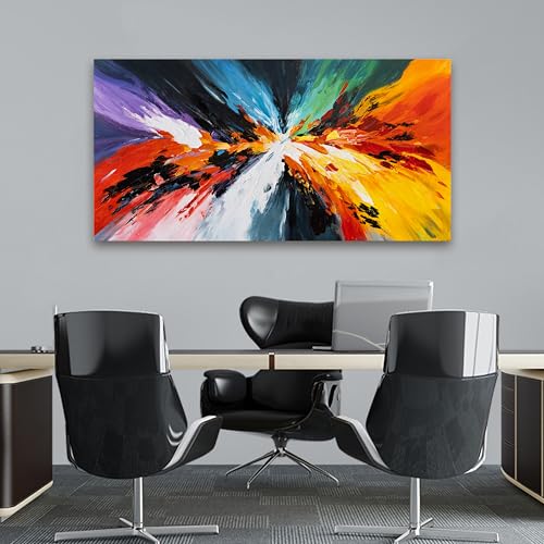 Canvas Wall Art Decor Wall Art Pictures For Living Room Black and White Wall Art Decor Canvas Abstract Art Work Colorful Abstract Wall Art Prints For Bedroom Office Kitchen Home Wall Decor 20" x 40" - color: XY-E, size: 40"L x 20"W