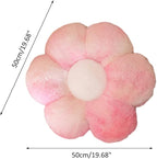lannery Flower Plush Throw Pillows, Flower Floor Pillow Seating Cushion Toy for Reading, Room, Watching TV (19.7", Pink -2)