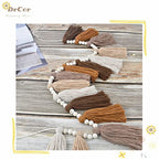 DrCor Boho Terracotta Rainbow Tassel Garland – Classroom Decor for Teachers, Bulletin Board Decorations, Back to School Wall Hanging for Nursery, Kids Room, Baby Shower & Party Decor