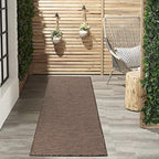 Nourison Home Positano Natural 2'2" x 10' Area Rug - Easy Clean, Non Shedding, Bed Room, Living Room, Dining Room, Kitchen (10' Runner) - color: Natural, size: 2'2" x 10' (Runner)