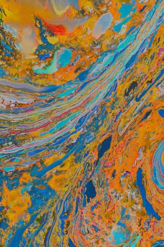 Blue Gold Navy Orange Modern Abstract Marble Texture Area Rug 3x5 Aesthetic Washable Paint Splas Soft Rug for Livingroom Bedroom Diningroom Office Large Carpet - color: B, size: 3x5