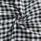 KKJIAF Ruffle Gingham Pillow Covers 20 x 20 Inches, Cotton Plaid Throw Pillow Shams Set of 2, Linen Feel Ruffled Plaid Pillow Cases with Envelope Closure for Sofa Bed (Black Plaid) - color: Black Plaid, size: 20" x 20" (Pack of 2)