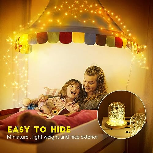 Fairy Lights Battery Operated String Lights - 12 Pack 7ft 20 LED Silver Wire Firefly Lights for Mason Jars DIY Picture Walls Shelves Arts Crafts Trees Branches Bedroom Wedding Party Decor(Warm White) - color: Warm White, size: 12 Pack