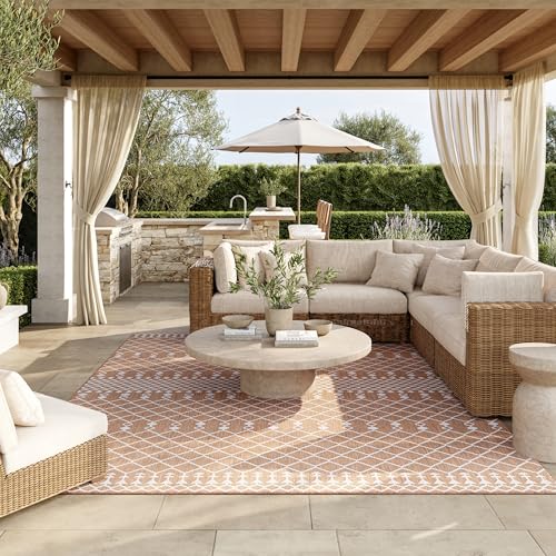 Nourison Home Positano Jute 12' x 15' Area Rug - Easy Clean, Non Shedding, Bed Room, Living Room, Dining Room, Kitchen (12' x 15') - color: Jute, size: 12' x 15' (Rectangular)