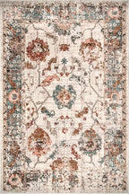 nuLOOM Performance Oriental Style Area Rug, Vintage Design, Durable, Easy to Clean, Cecil Beige, 5' x 8'