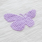 Intelligent Design Kids Rio Twin Duvet Set – Girls’ Reversible Tufted Chenille Bedding with Pastel Purple Butterflies and Pink Dot, 2pcs - color: Multicolor, size: Twin