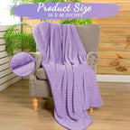 Buryeah 12 Pcs Flannel Throw Blanket Bulk 50 x 60 in Sleepover Blanket Outdoor Wedding Throw Lightweight, Oeko-tex Standard 100 Certified for Sofa Homeless Gifts (Purple Series) - color: Purple Series