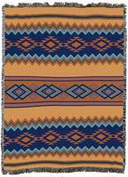 Pure Country Weavers Villas - Western Tapestry Throw Blanket Woven from Cotton - Made in The USA (72x54) - color: Villas