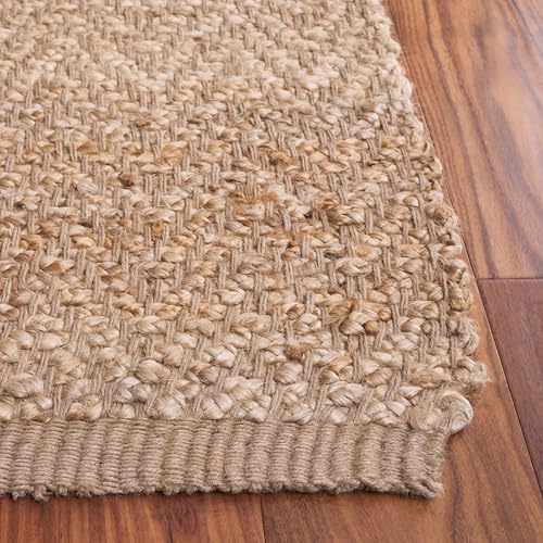SAFAVIEH Natural Fiber Collection Runner Rug - 2'3" x 9', Natural, Handmade Farmhouse Fringe Jute, Ideal for High Traffic Areas in Living Room, Bedroom (NF731A) - size: 2'3" x 9' (Runner)