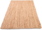 BIRDROCK HOME 3x5 Jute Rug – All-Natural, Soft & Durable – Perfect for Entryways, Kitchens, or Layering – Classic Neutral Tones, Handcrafted & Braided