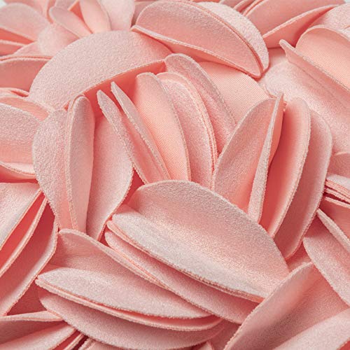 KINGROSE Handmade 3D Flower Soft Home Decorative Throw Pillow Case Rectangle Cushion Cover for Bed Living Room Sofa 12 x 20 Inches Solid Suede Pink - color: Pink - Solid Suede
